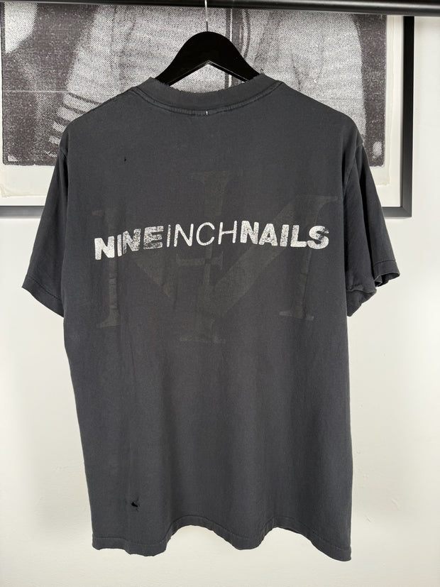 PERFECT STAPLE 90s THRASHED NINE INCH NAILS “NIN” LOGO SHIRT