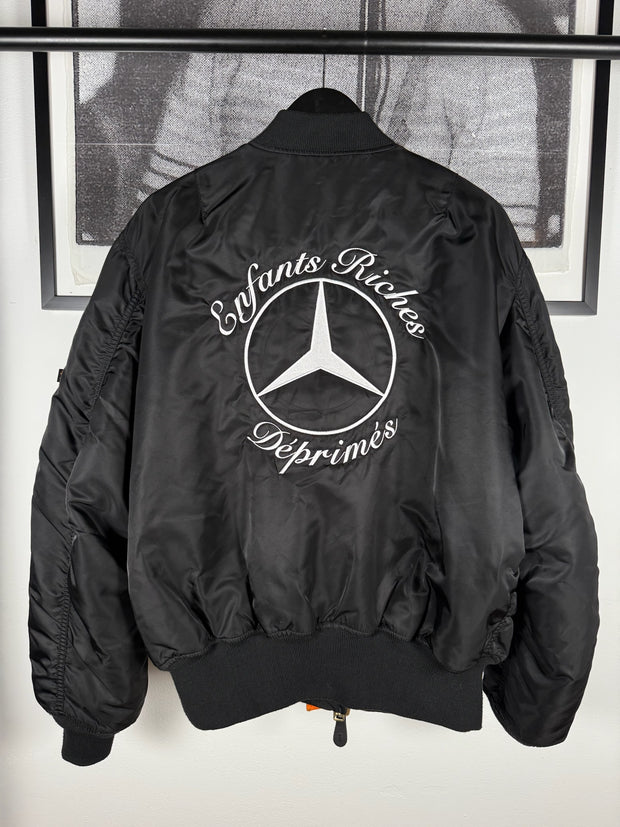 ULTIMATE GRAIL GOLDEN ERA 2016 ERD MERCEDES BENZ LOGO VINTAGE BOMBER JACKET OG RELEASE