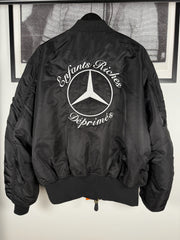 ULTIMATE GRAIL GOLDEN ERA 2016 ERD MERCEDES BENZ LOGO VINTAGE BOMBER JACKET OG RELEASE