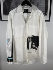 RARE 2021 “NONE SO VILE” BUTTON DOWN FEATURING ORIGINAL ART BY HENRI ALEXANDER LEVY