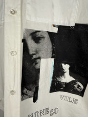 RARE 2021 “NONE SO VILE” BUTTON DOWN FEATURING ORIGINAL ART BY HENRI ALEXANDER LEVY