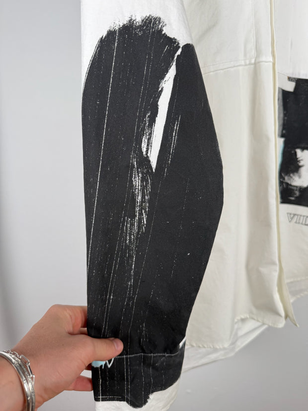 RARE 2021 “NONE SO VILE” BUTTON DOWN FEATURING ORIGINAL ART BY HENRI ALEXANDER LEVY