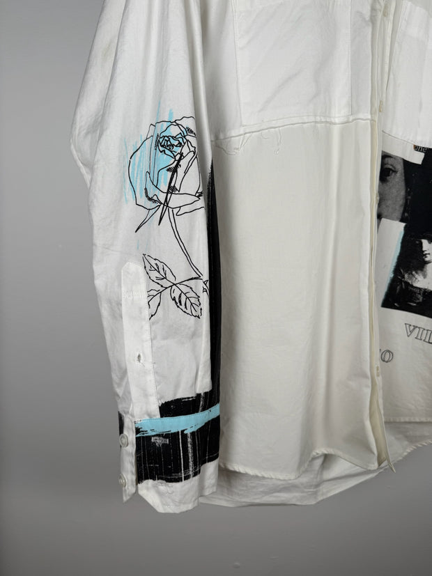 RARE 2021 “NONE SO VILE” BUTTON DOWN FEATURING ORIGINAL ART BY HENRI ALEXANDER LEVY