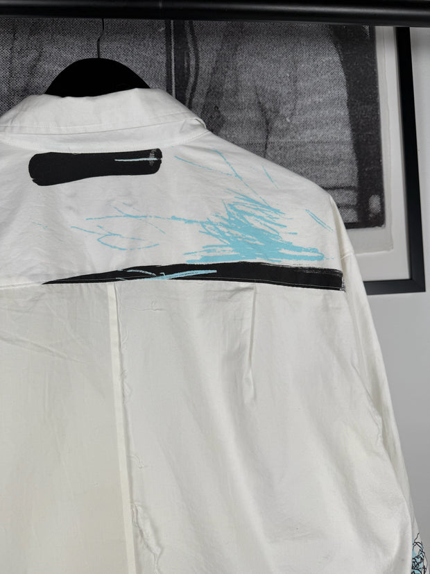 RARE 2021 “NONE SO VILE” BUTTON DOWN FEATURING ORIGINAL ART BY HENRI ALEXANDER LEVY