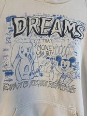 ULTIMATE GRAIL 1 of 3 “DREAMS MONEY CAN BUY” 2017 Maxfield WEEKEND PAWN SHOP POP-UP HOODIE