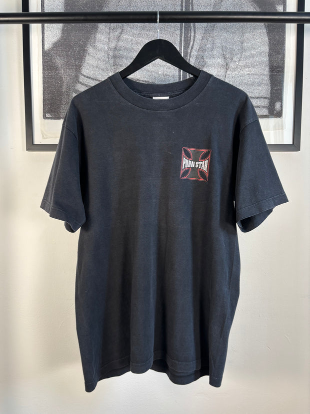 ICONIC PERFECTLY AGED PORN STAR x WEST COAST CHOPPERS LOGO SHIRT