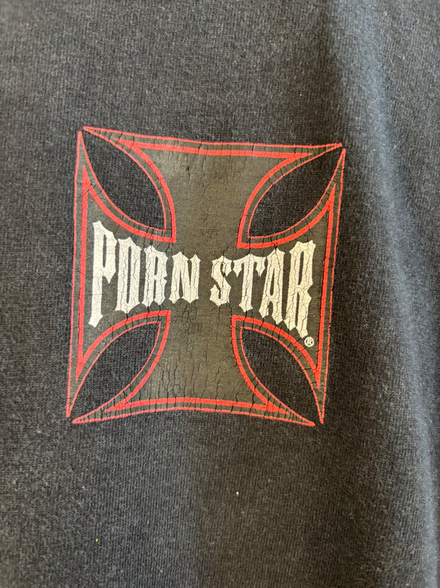 ICONIC PERFECTLY AGED PORN STAR x WEST COAST CHOPPERS LOGO SHIRT