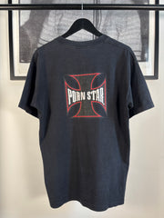 ICONIC PERFECTLY AGED PORN STAR x WEST COAST CHOPPERS LOGO SHIRT