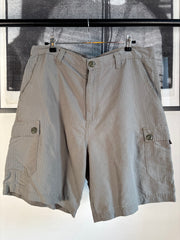 90s PORN STAR SKATEBOARDS RIPSTOP CARGO SHORTS w/ DICK MEASURE ZIP