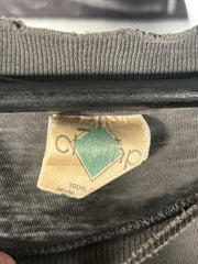 INSANE 80's "BROOKLYN CASKET CO." ULTRA-THRASHED & FADED SHIRT