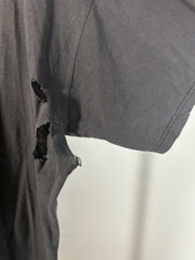 INSANE 80's "BROOKLYN CASKET CO." ULTRA-THRASHED & FADED SHIRT