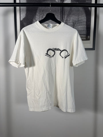 90’s ERD STYLE BONDAGE CUFFS SHIRT