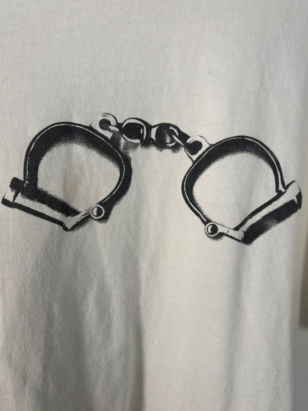 90’s ERD STYLE BONDAGE CUFFS SHIRT