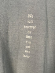 90’s THRASHED “WE WILL CONTROL ALL THAT YOU SEE AND HEAR” OVERSIZED THE OUTER LIMITS MGM SHIRT