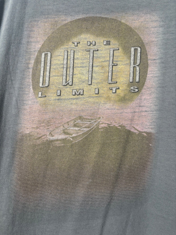 90’s THRASHED “WE WILL CONTROL ALL THAT YOU SEE AND HEAR” OVERSIZED THE OUTER LIMITS MGM SHIRT
