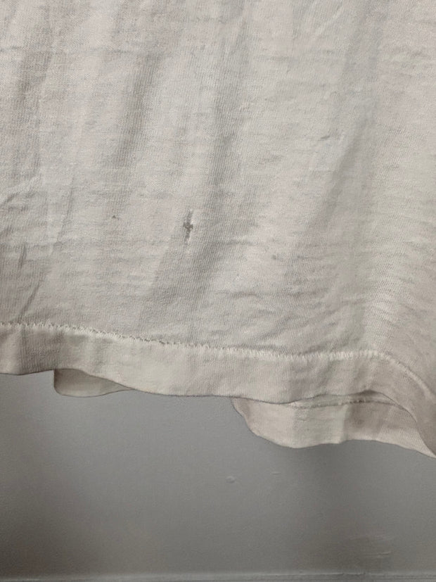 PERFECTLY SEMI SHEER WHITE "GET VERTICAL" MOUNTAIN DEW SHIRT