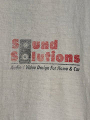 PERFECTLY SEMI SHEER ULTRA-FADED "SOUND SOLUTIONS" VETEMENTS STYLE SHIRT