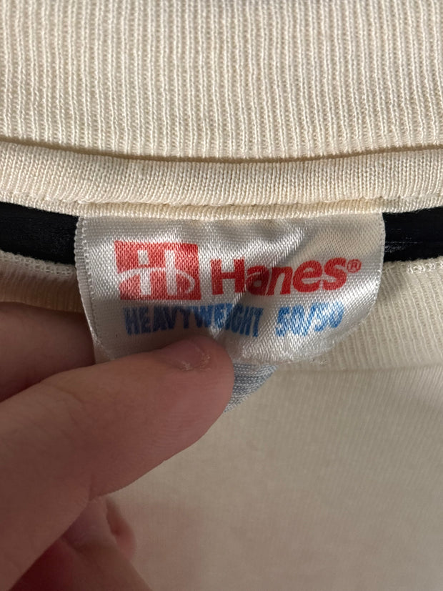 PERFECTLY SEMI SHEER ULTRA-FADED "SOUND SOLUTIONS" VETEMENTS STYLE SHIRT