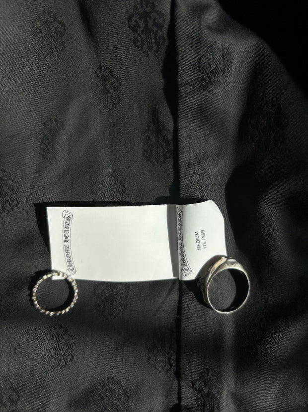 RARE SHEARLING COLLAR PLAID WOOL JACKET W/ SILK LINING & .925 SILVER HARDWARE