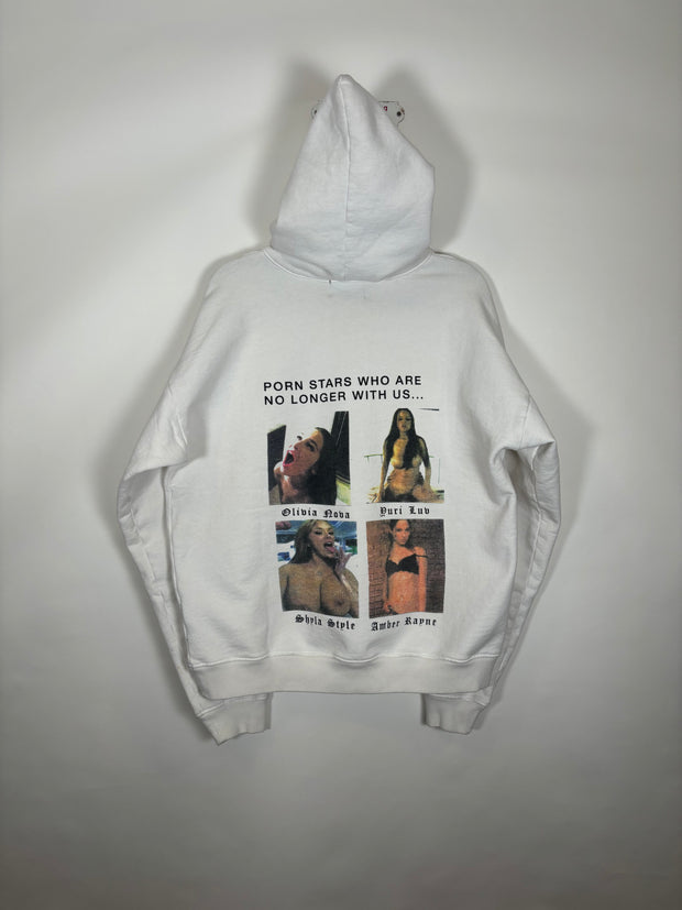 1 of 8 SPRING/SUMMER 2020 "PORN STARS WHO ARE NO LONGER WITH US" HOODIE